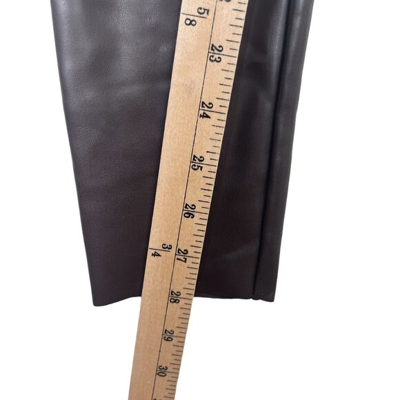 (NWT) Joie Limited Edition Faux Leather Legging Brown sz M - Picture 6 of 7